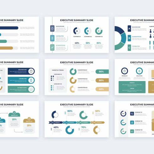 Business Executive Summary PowerPoint Infographics | MasterBundles