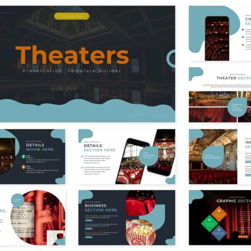 Theaters PowerPoint Template – MasterBundles