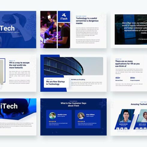 ITech — IT Solutions Powerpoint Template | MasterBundles