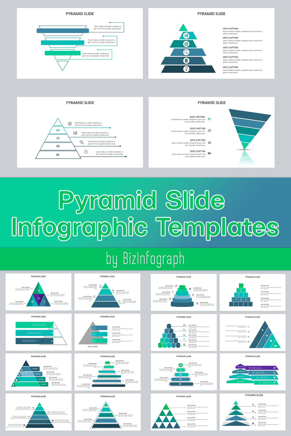 pyramid slide infographic templates pinterest 958