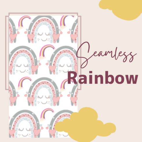 12 Rainbow Seamless Digital Patterns.