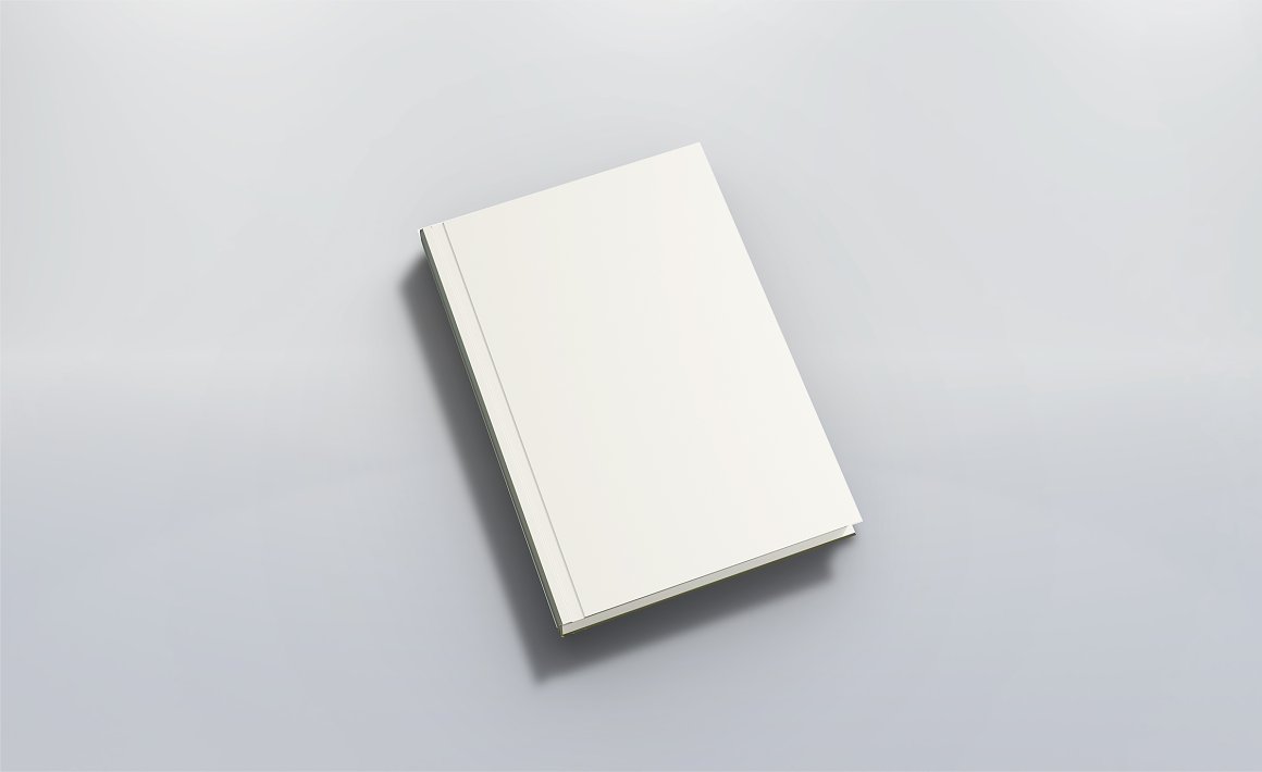 Image of book blank with great design.