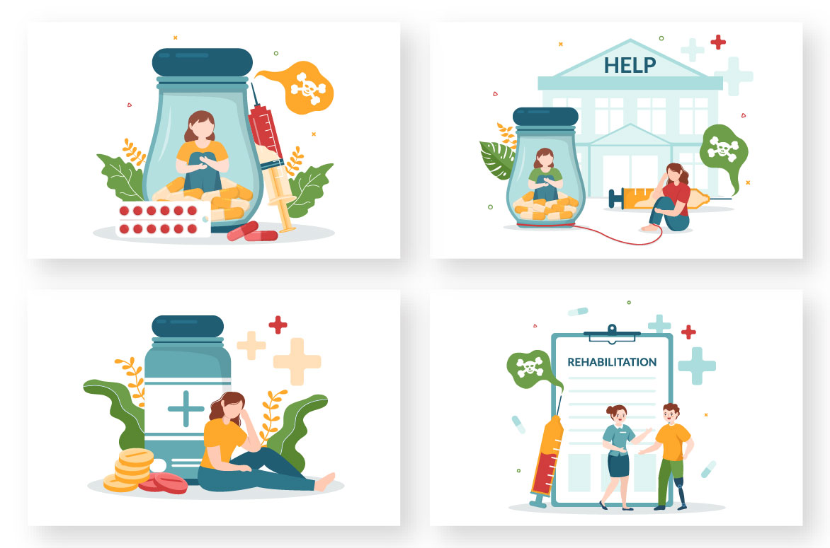 Physiotherapy Graphics Cartoon Illustration preview image.