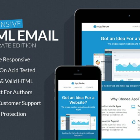 AppTurbo - HTML Email Template | MasterBundles