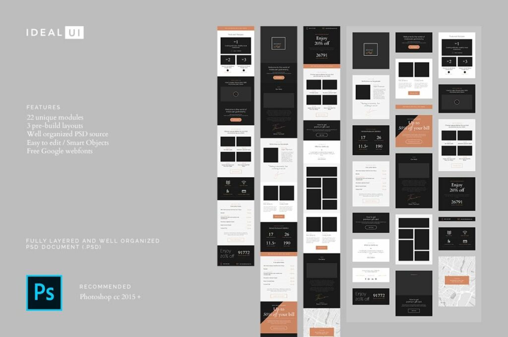 restaurant email template – masterbundles Images... Restaurant Email Template – MasterBundles