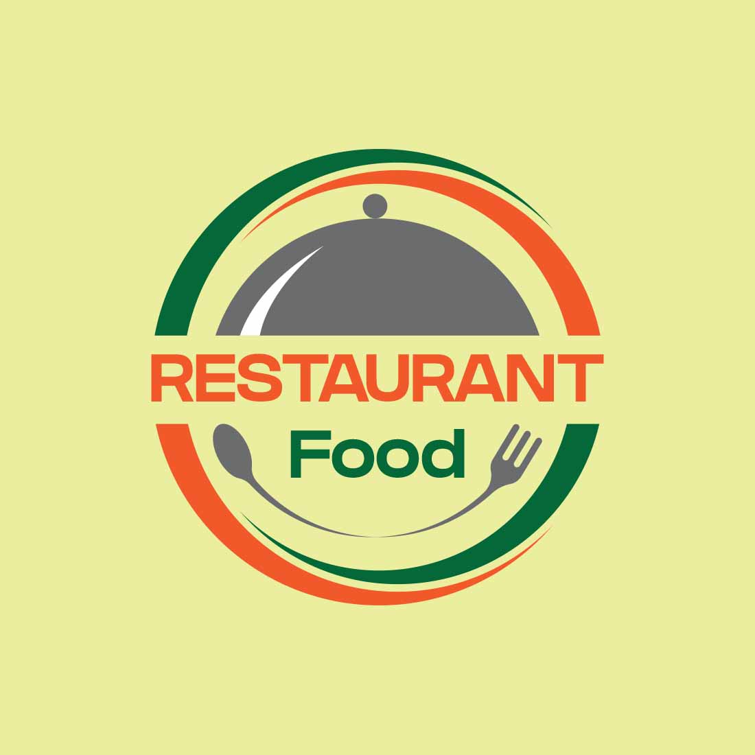 Restaurant Food Vector Logo Design preview image.