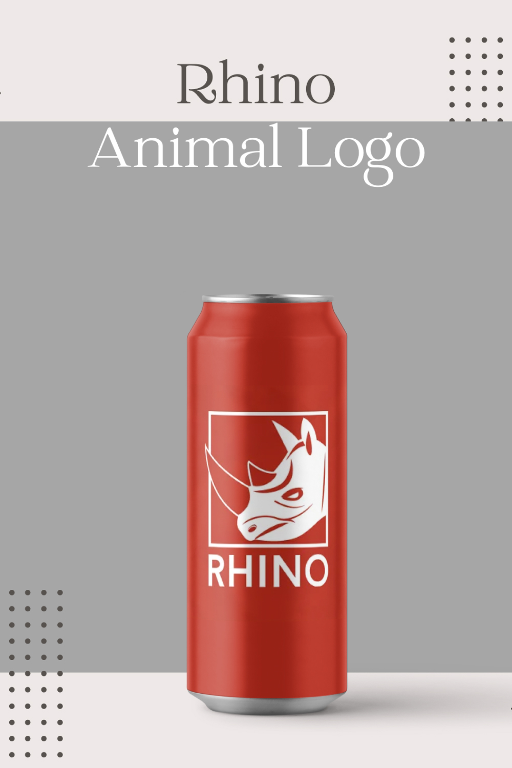 rhino animal logo 1 805