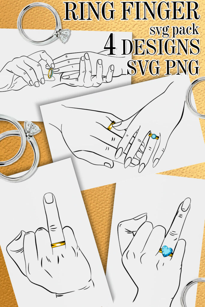 Ring Finger SVG Files MasterBundles