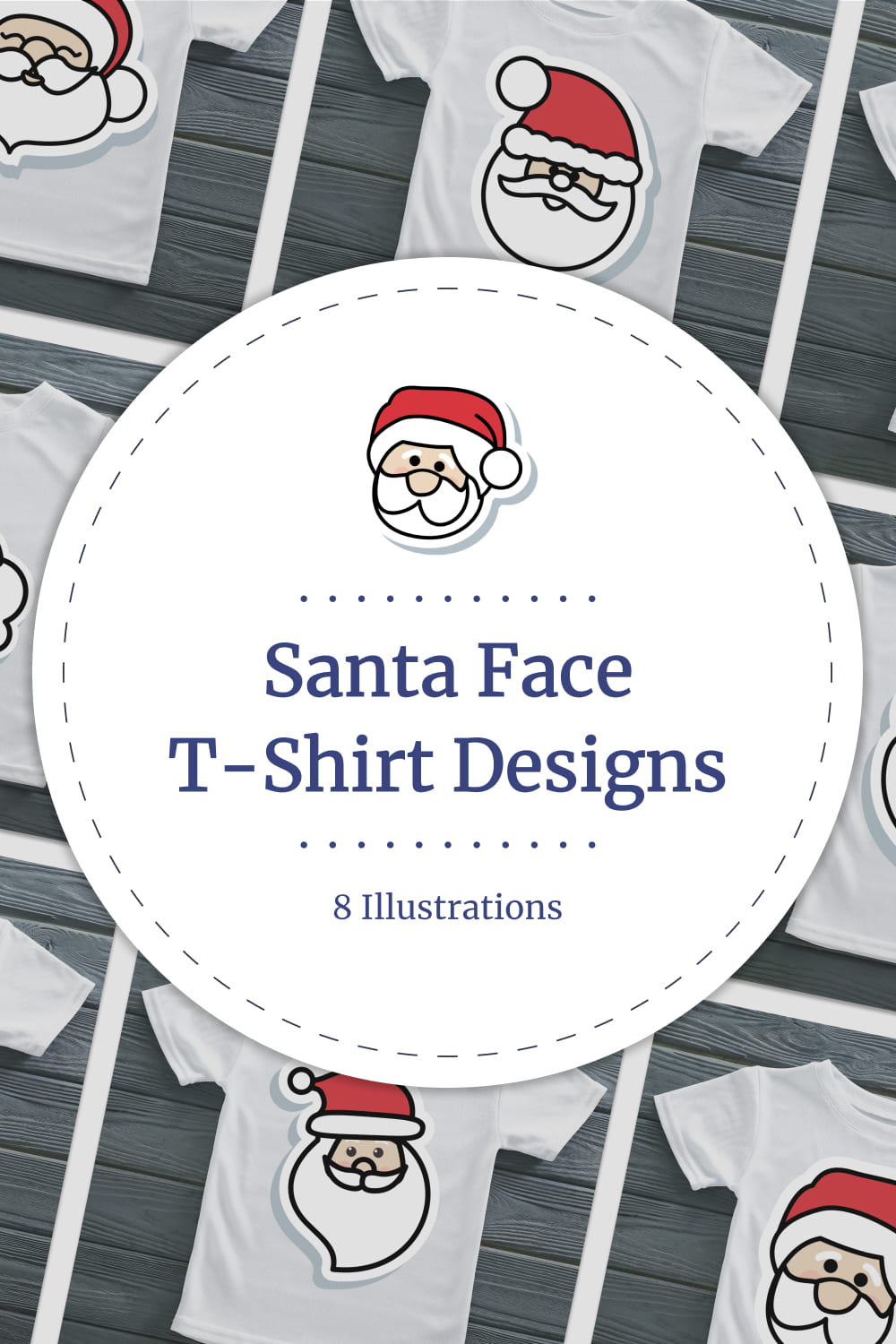 santa face t shirt designs 03 621