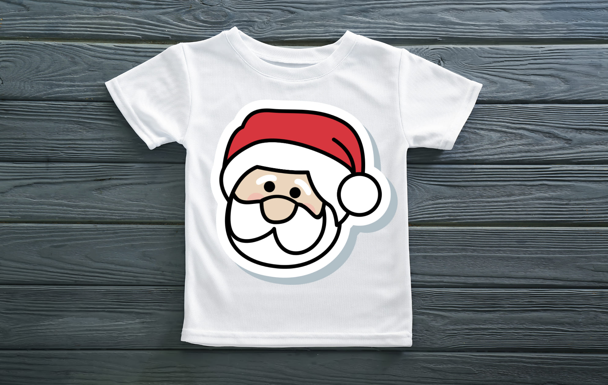 Old Santa face for your t-shirt.