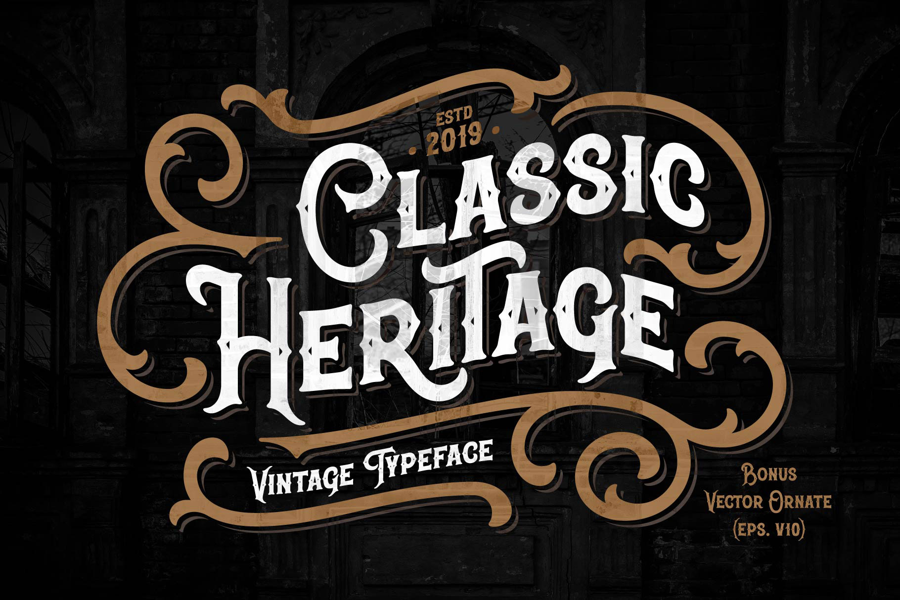 Classic Heritage Typeface Facebook image.