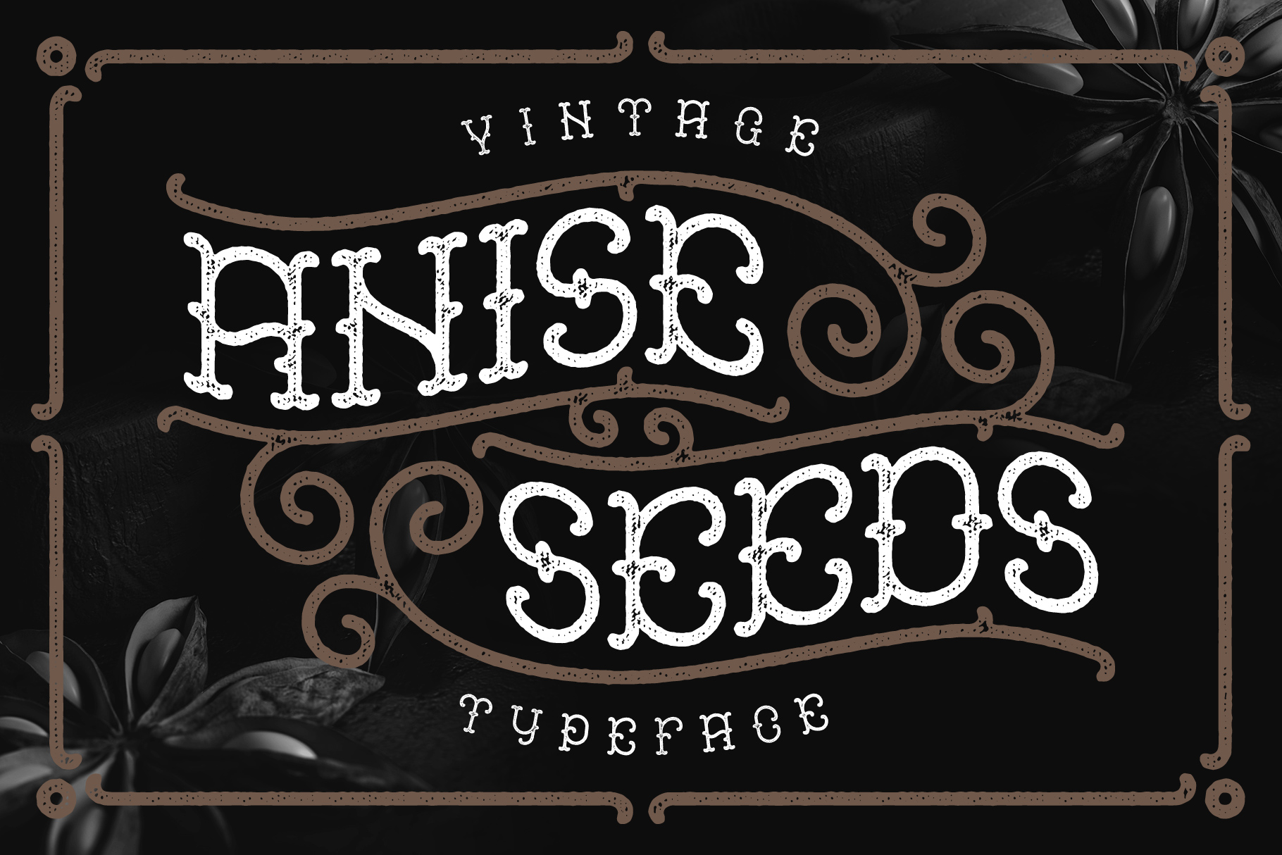 Anise Seeds Typeface Facebook Collage image.