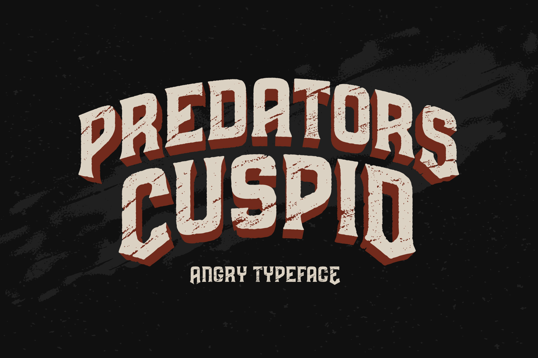 Predators Cuspid Font Facebook image.