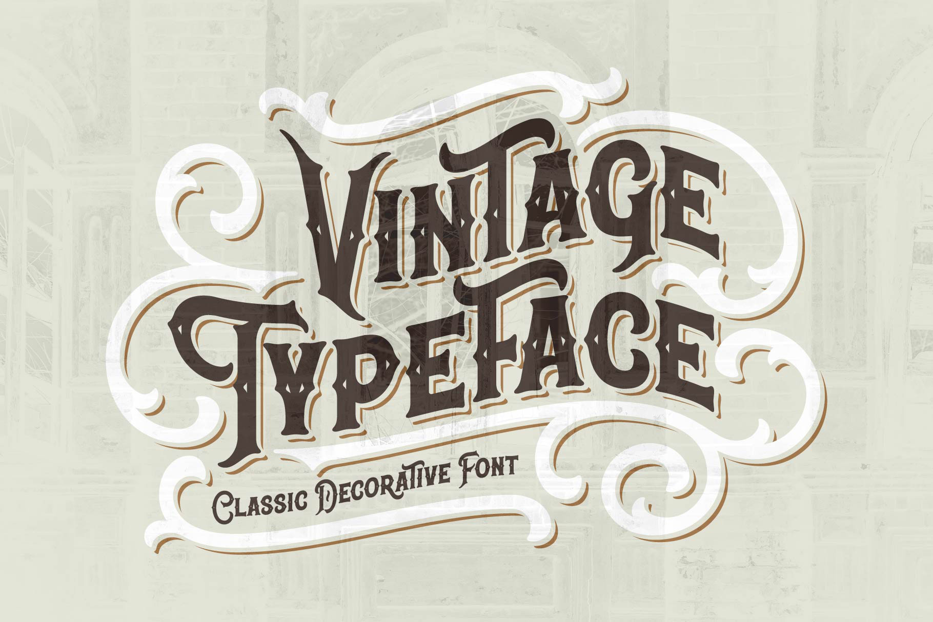 Awesome Classic Heritage Typeface preview.