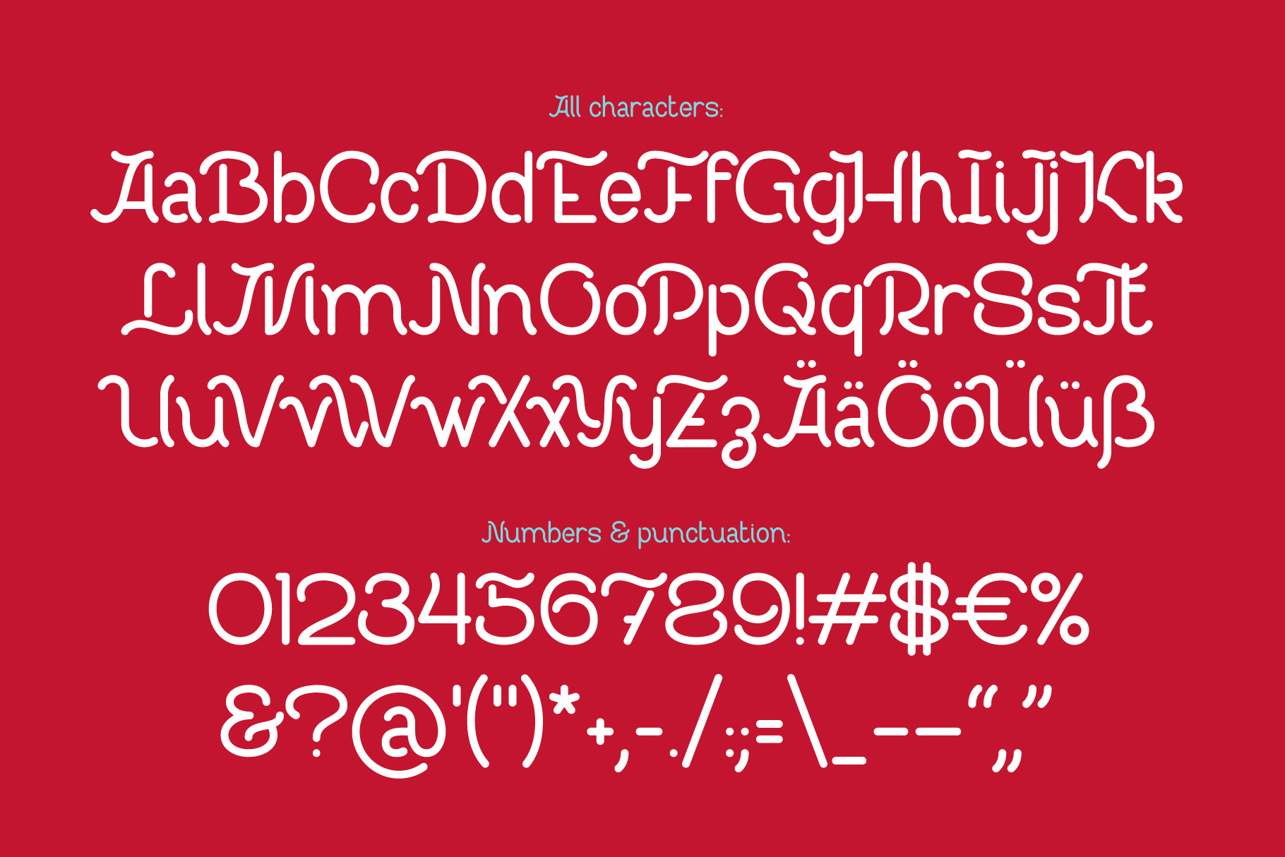 Typeface Sweet and Fresh Font preview image.
