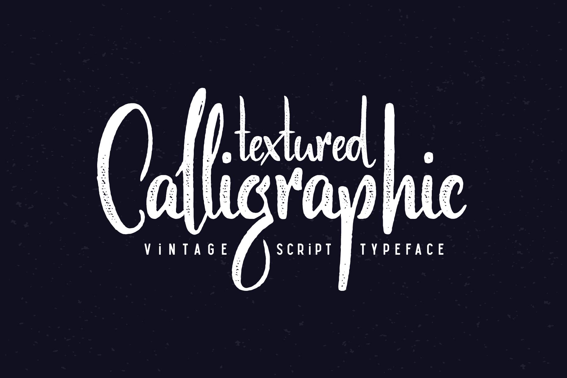 Scratches Calligraphic Font example.