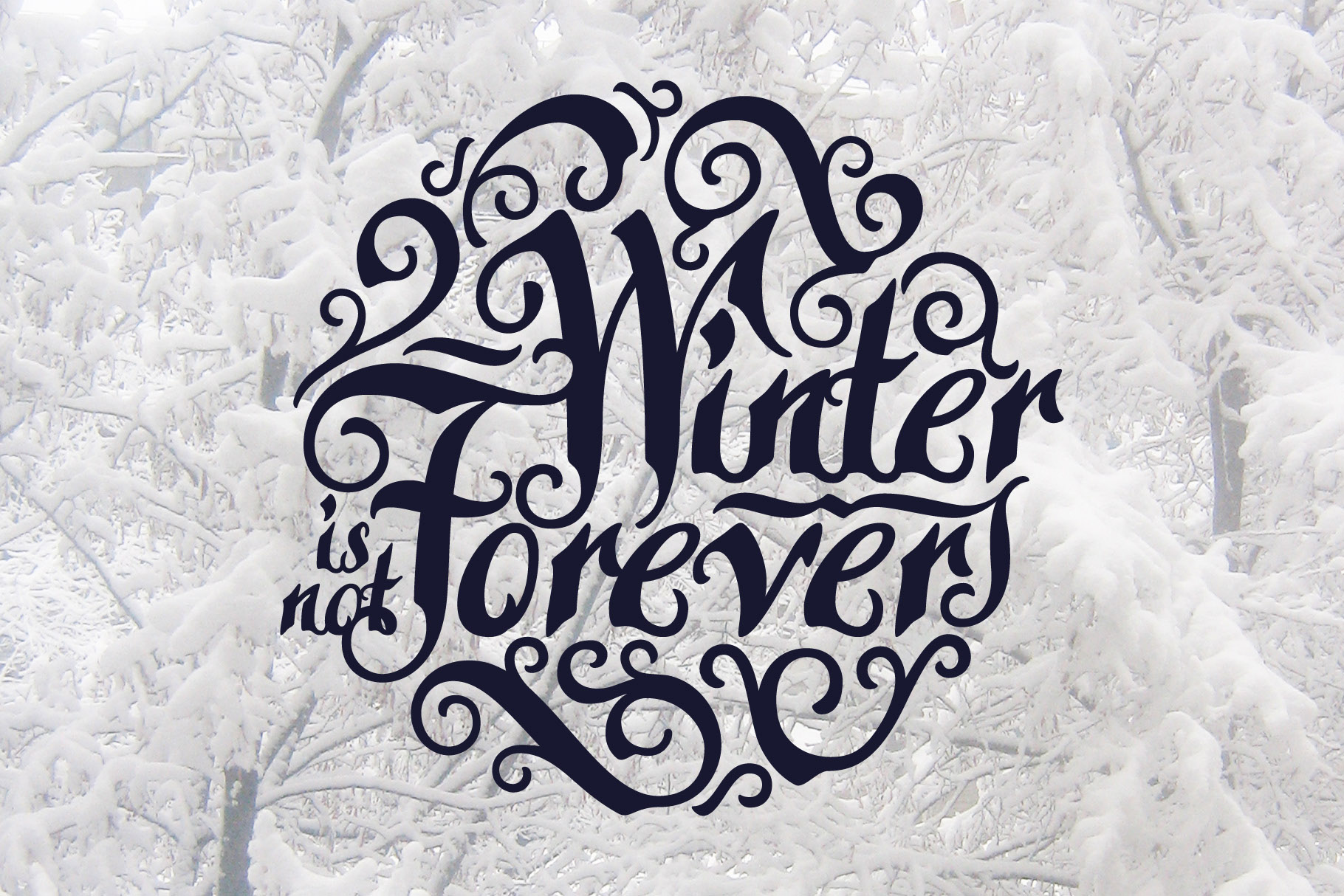 Late Frost Font preview with light background.