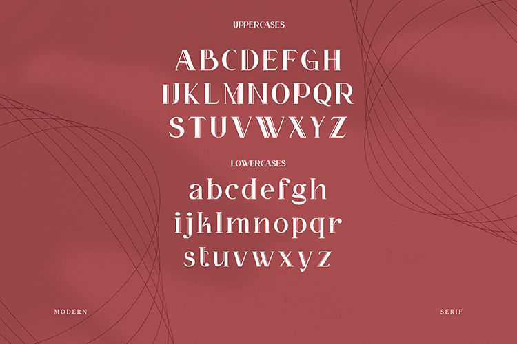 Serif Shirley Modern Luxury Font preview image.