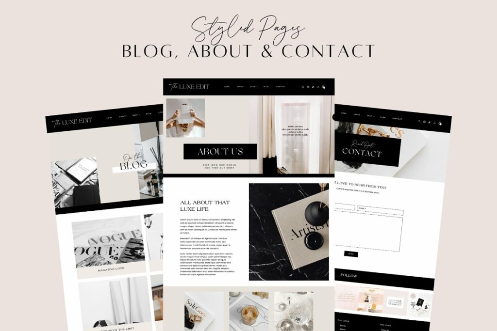 Shopify Theme - The Luxe Edit – MasterBundles