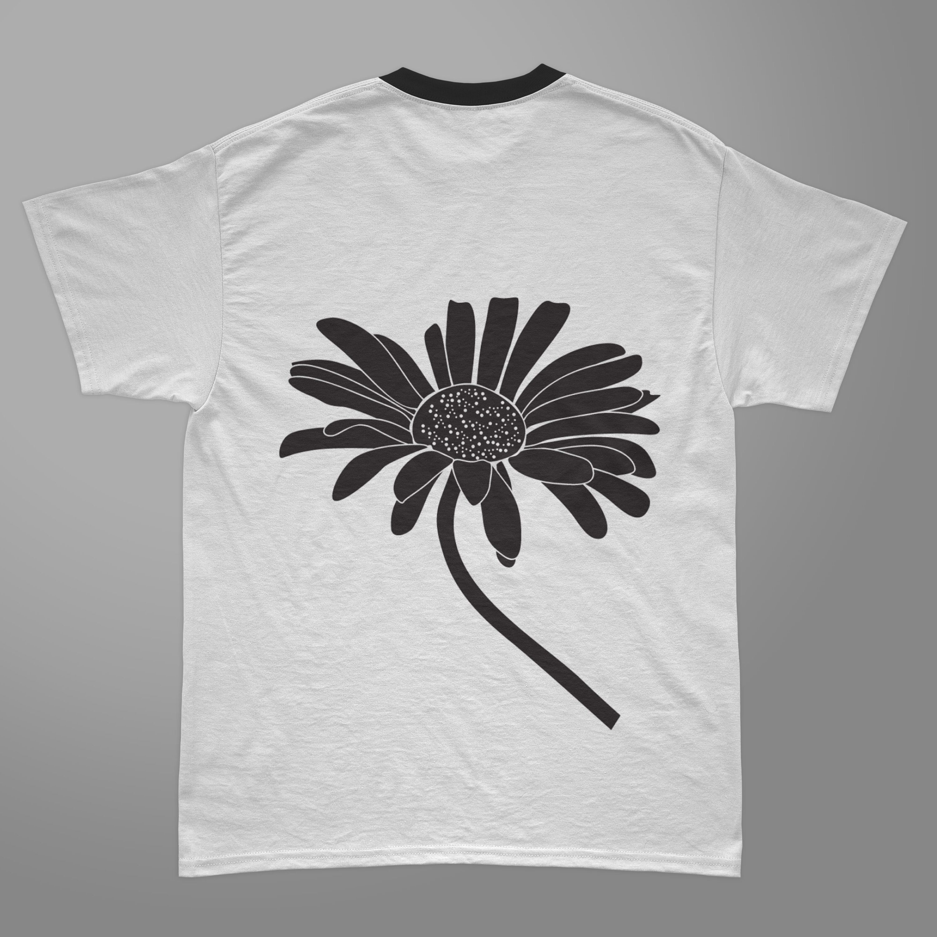 Simple Daisy T-shirt Designs Bundle – MasterBundles