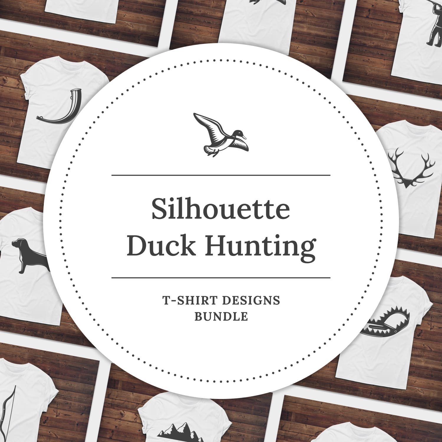 duck hunting silhouettes