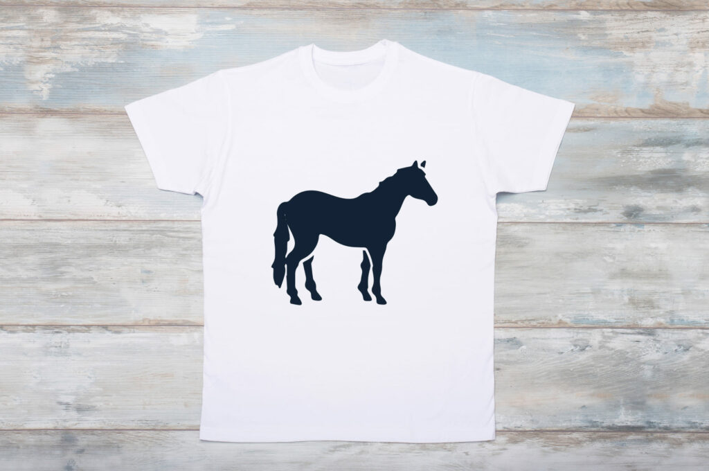 Silhouette Horse Svg T-shirt Designs – MasterBundles