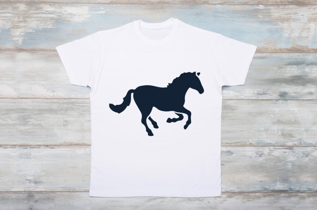 Silhouette Horse Svg T-shirt Designs – MasterBundles