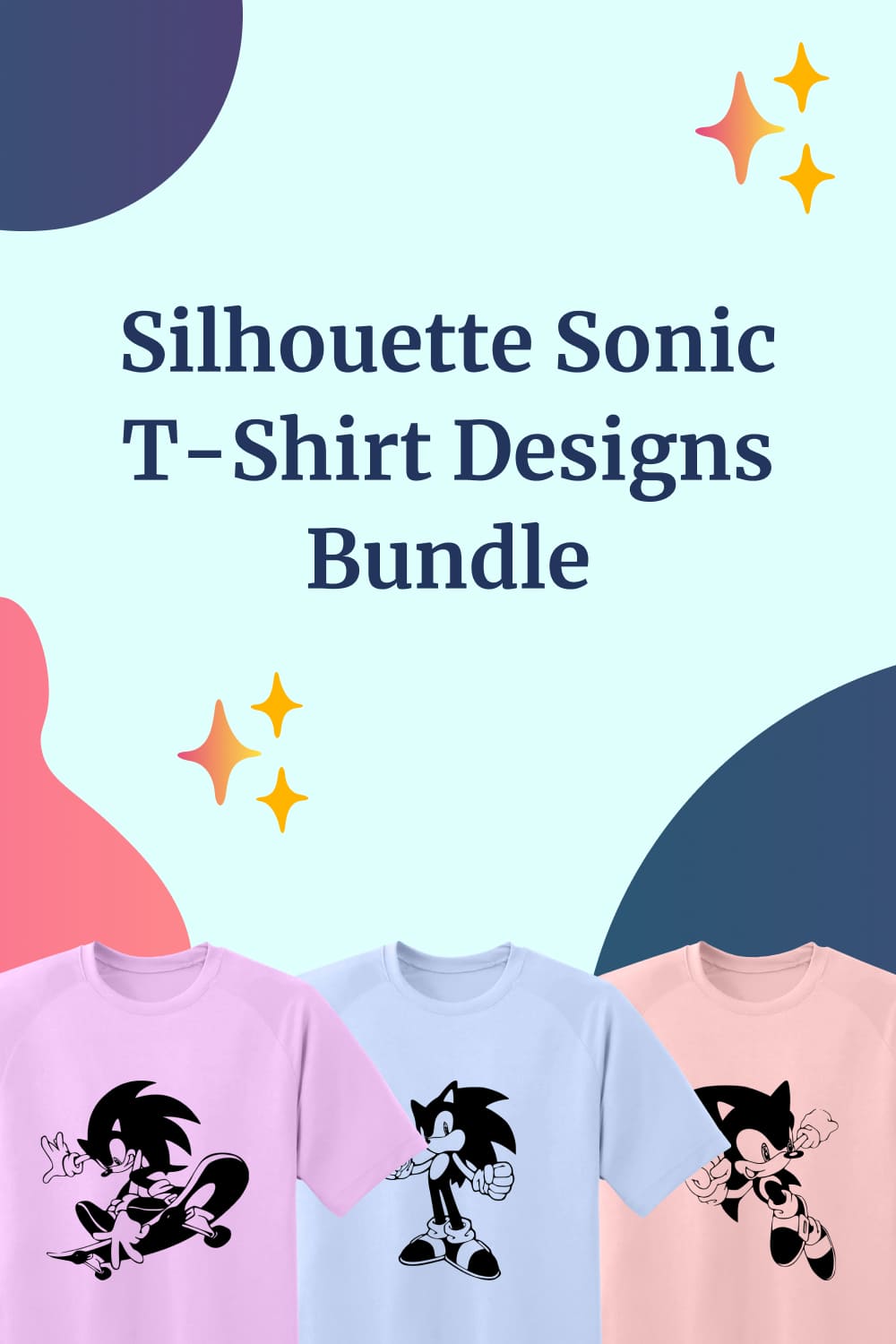 silhouette sonic t shirt designs bundle 03 353