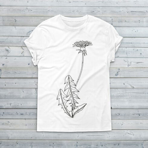 Simple Dandelion T-shirt Designs Bundle | Master Bundles