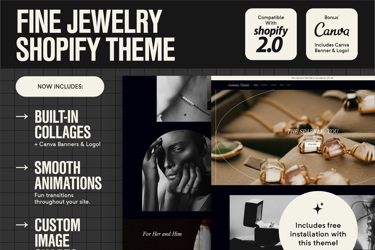 Cover image of Gemma | Shopify Jewelry Theme.