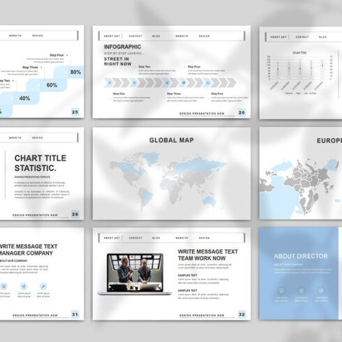 SMART ART - Minimal Business Powerpoint Template | MasterBundles