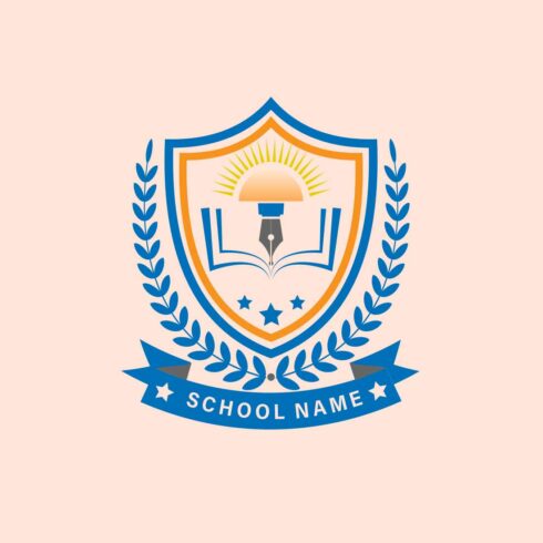 Editable Logo Education Design cover image.