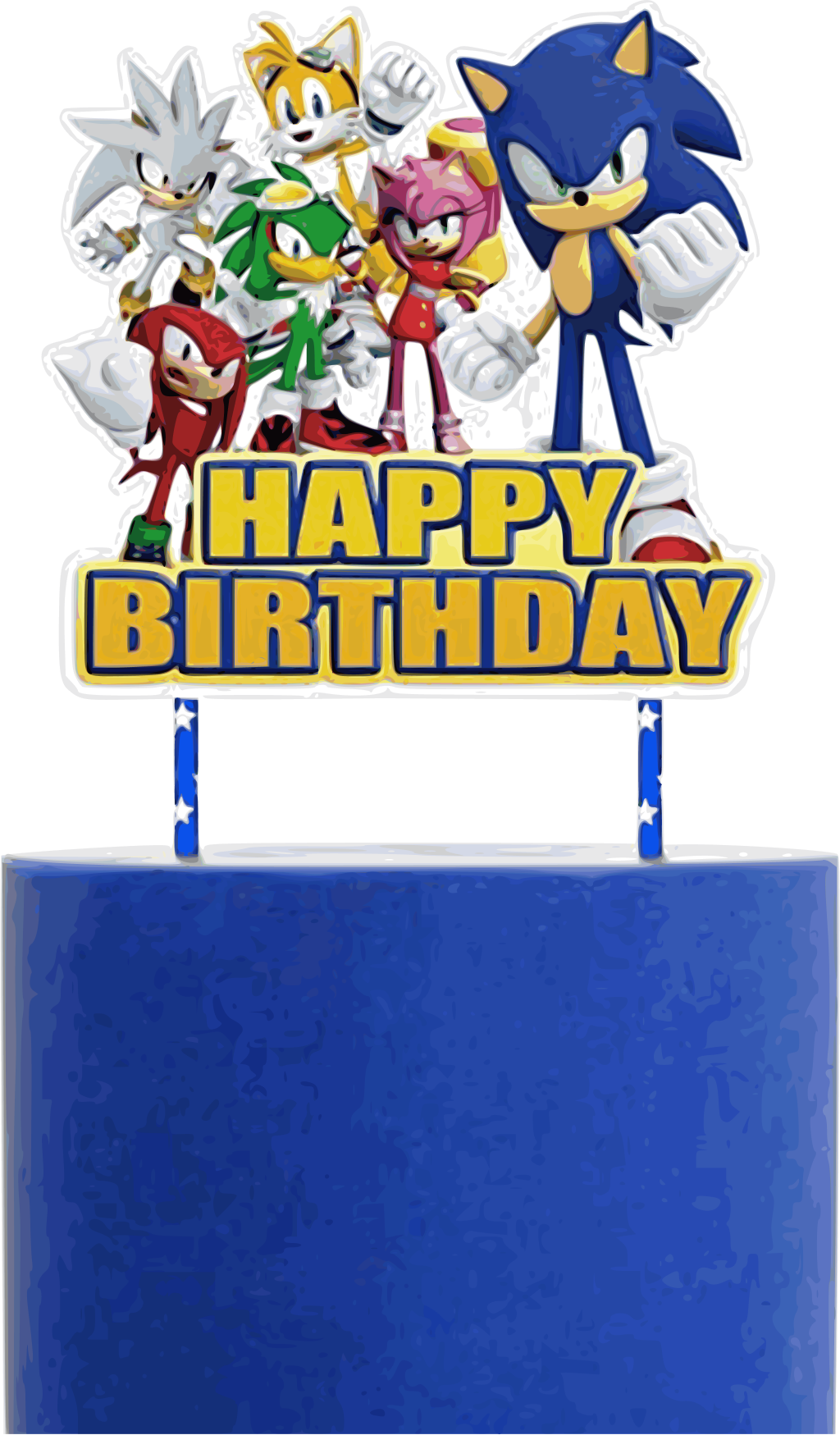 Sonic Birthday Svg – MasterBundles