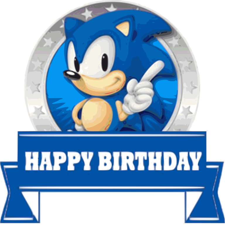 Sonic Birthday Svg Masterbundles