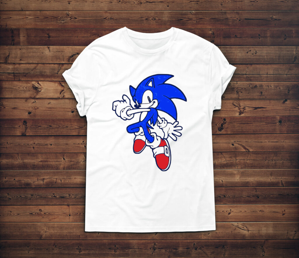 Knuckles Sonic SEGA Camiseta De Sonic The Hedgehog Para Niu00f1os