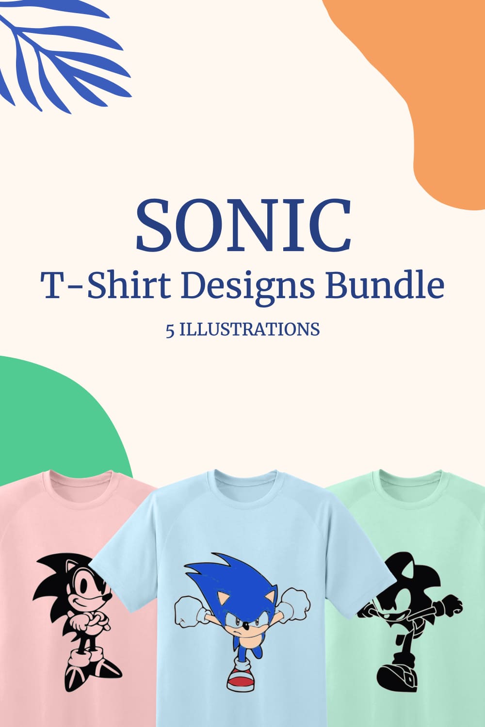 sonic t shirt designs bundle 03 999