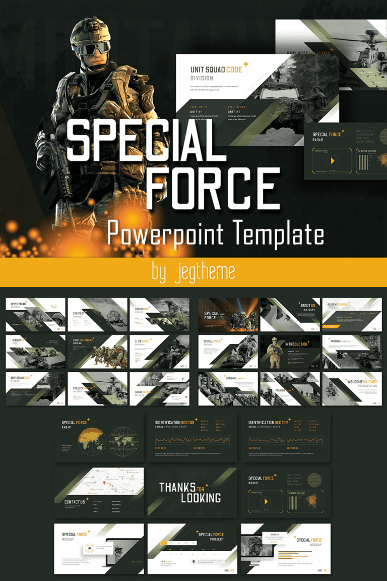 Special Force - PowerPoint Template – MasterBundles