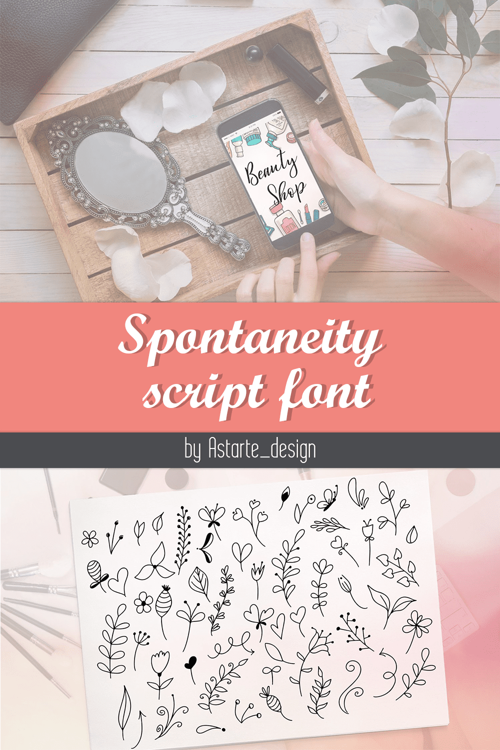 spontaneity script font pinterest 349
