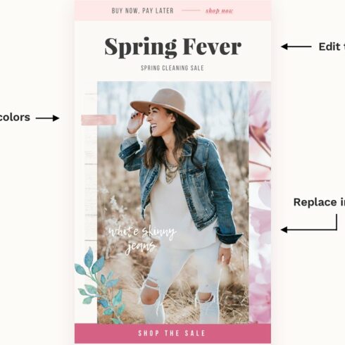 Spring Fashion Email Design Template | Master Bundles