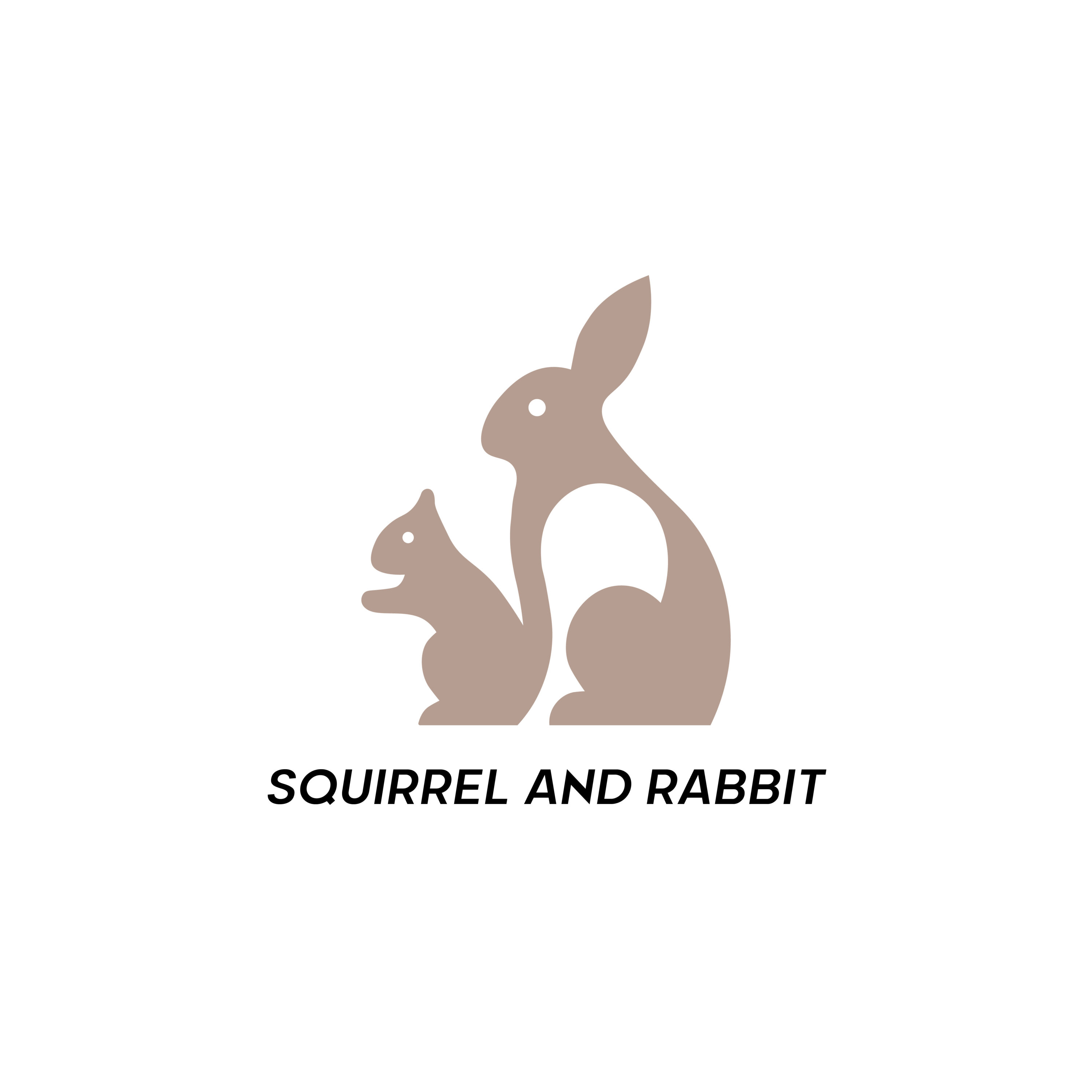 Squirrel and Rabbit Logo main cover.