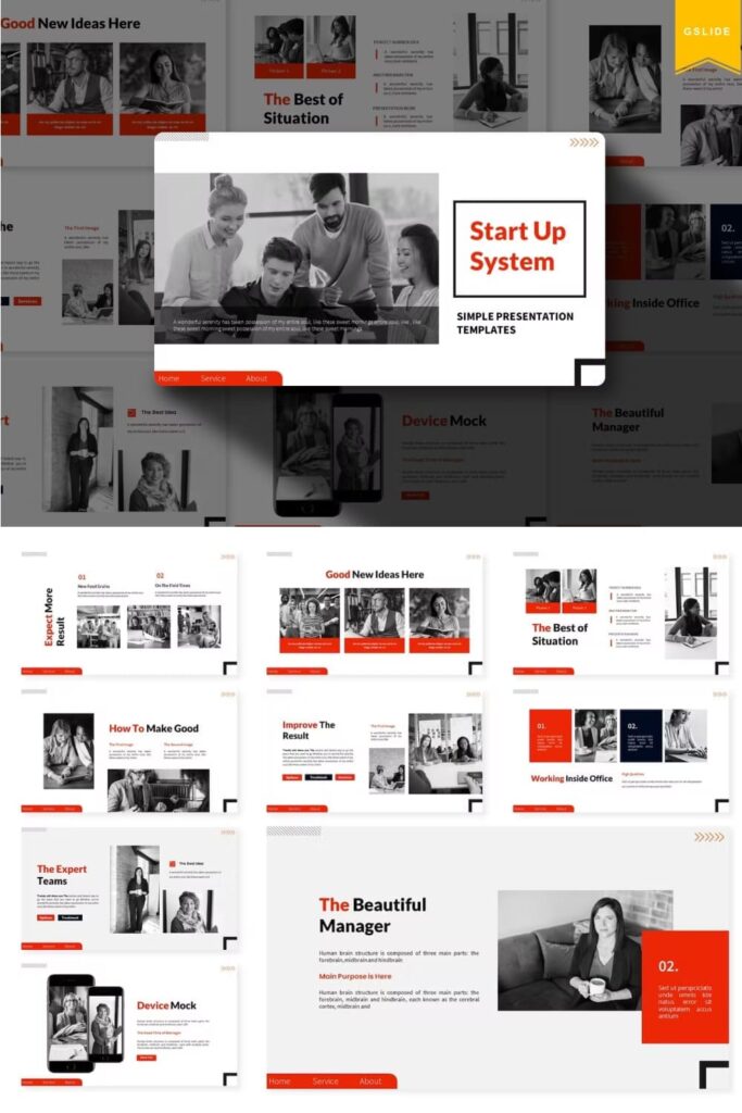 Start Up System | Google Slides Template – MasterBundles