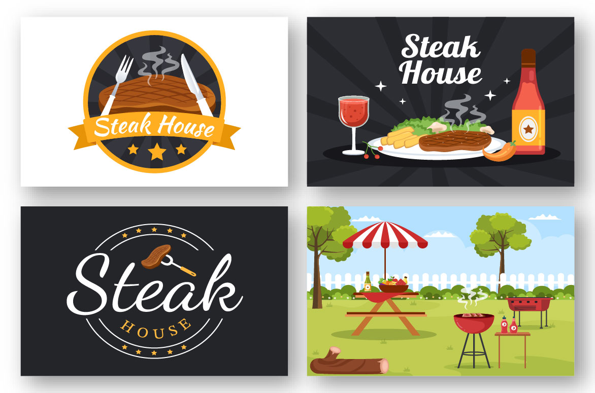 Steakhouse Illustration preview image.