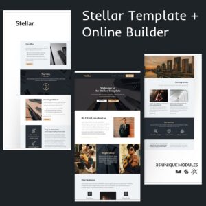 Stellar Template + Online Builder – MasterBundles