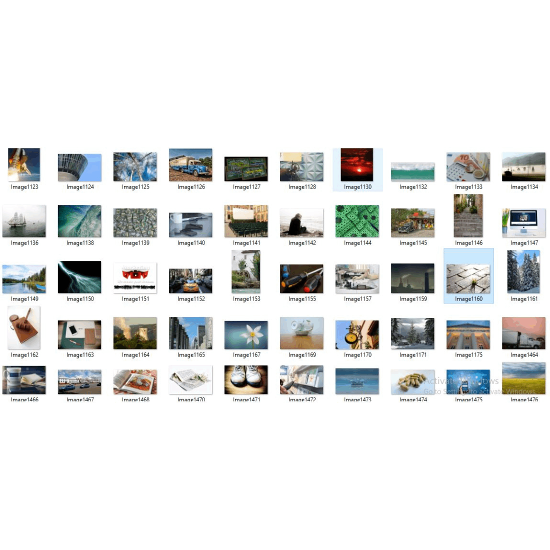 Miscellaneous Stock Images Bundle of 50 Photos preview image.