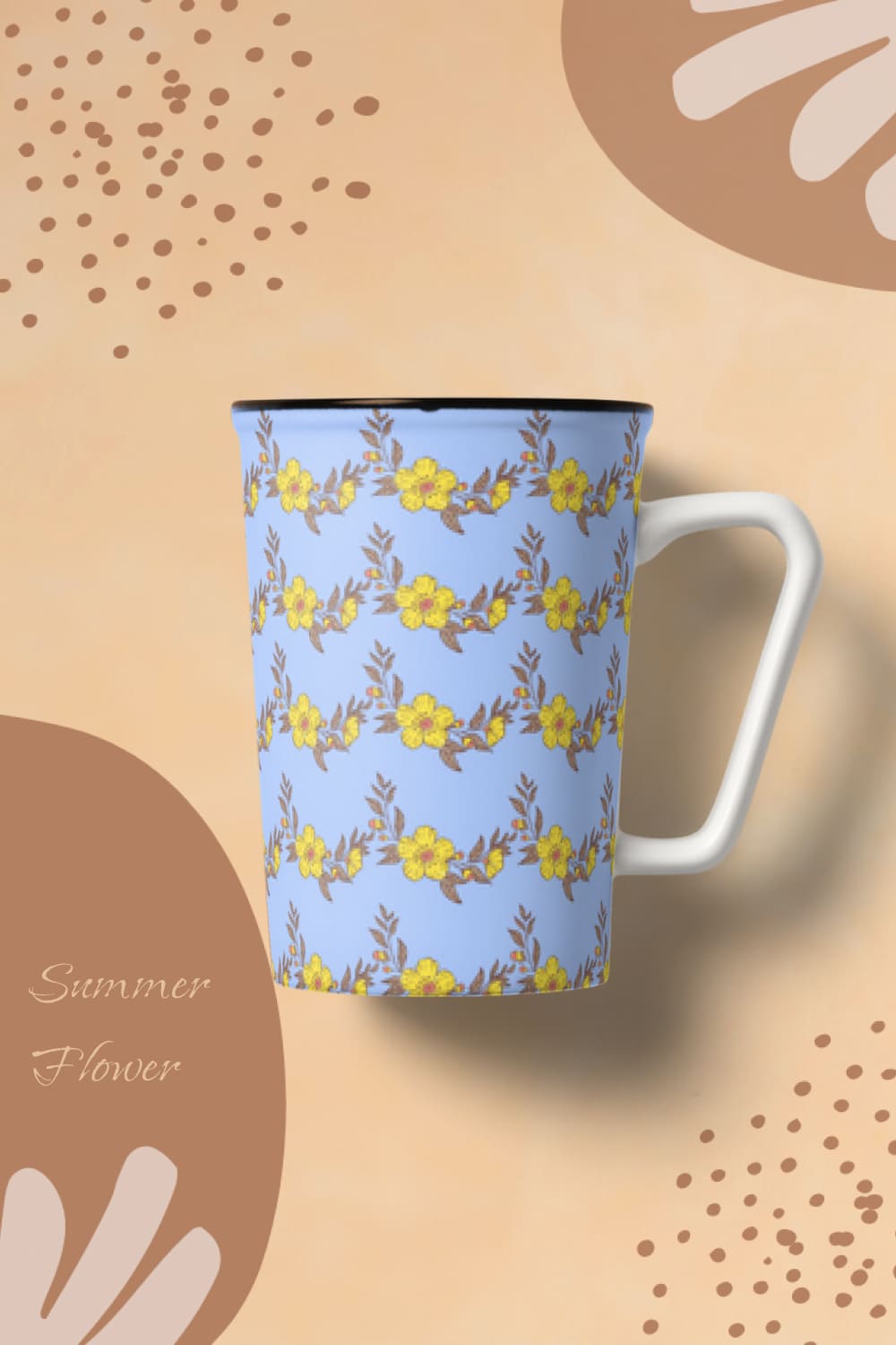 12 Summer Flower Seamless Patterns JPG - Pinterest.