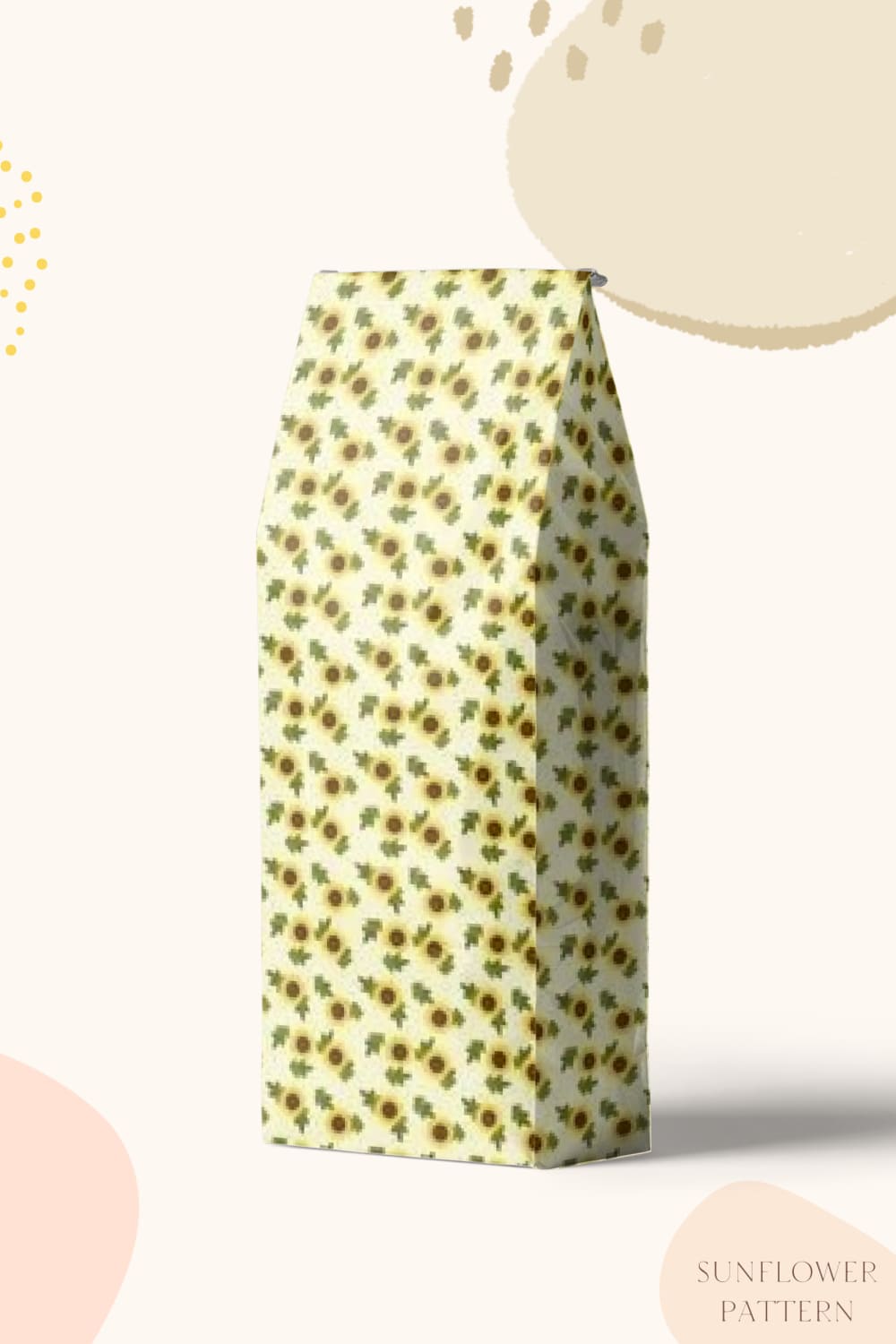 Sunflower Seamless Pattern Background - Pinterest.