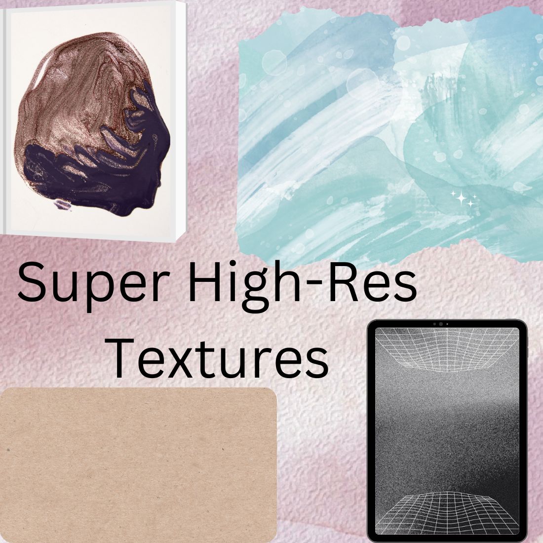 20+ Beautiful Textures Super High-Res - Only $5 facebook image.
