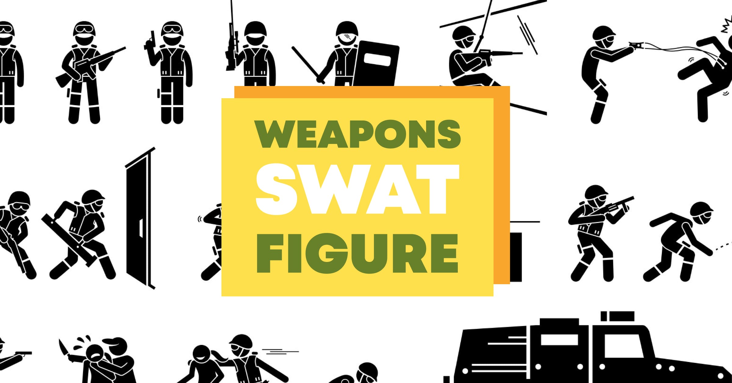 SWAT Special Weapons Tactics Police Officer Cop Stick Figure - Facebook.