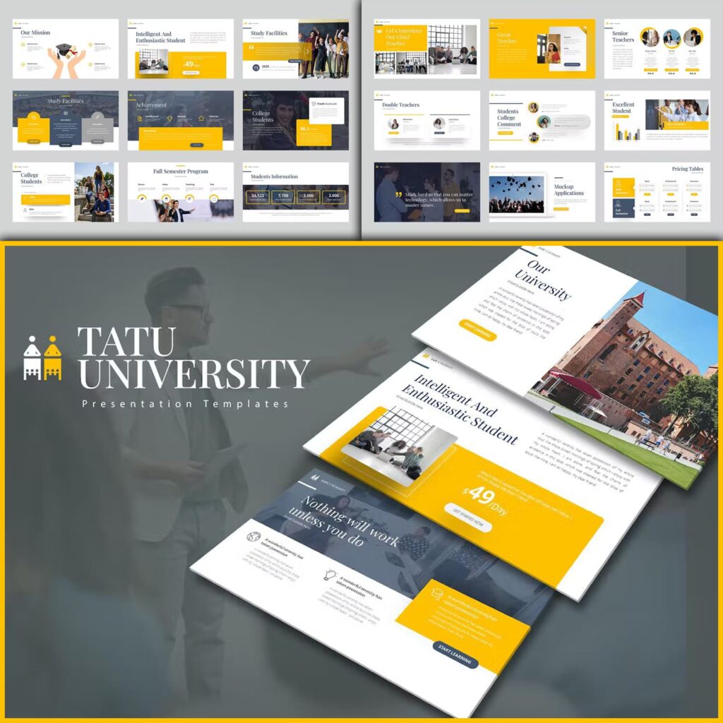 Tatu University Google Slides – MasterBundles