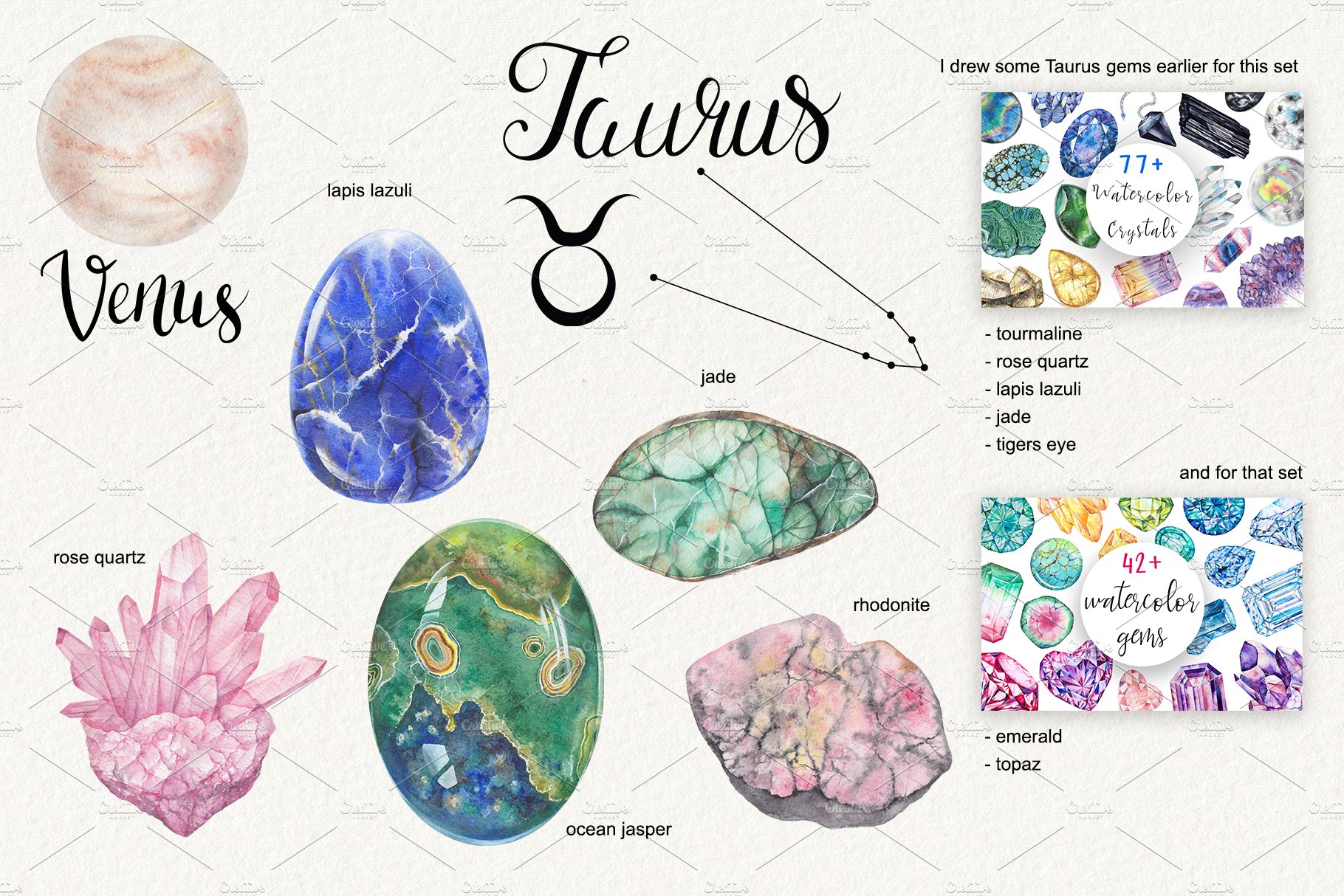 Some gradient stones for Taurus.